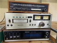 Vintage Stereo Receivers & 8-Track Player/Recorder