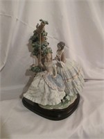 Lladro " A Quiet Conversation" Retired