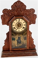Vintage Key Wind Gingerbread Clock