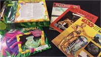 BUG BLAST FACT BOOK, INSECTS, GAME BOARD AND (3)