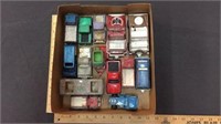 GROUPING OF VINTAGE TOY VEHICLES (TRUCKS,
