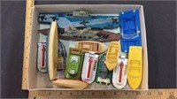 (14 PC)  ASSORTED  PLASTIC CARNIVAL BOATS & SOME