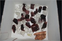COLLECTION OF MISCELLANEOUS STONES, PETRIFIED