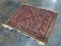 Medium Size Square Antique Oriental / Persian Rug