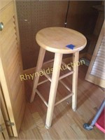 wood bar stool