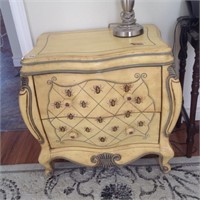 FRENCH INFLUENCED HANDPAINTED SMALL OCCASIONAL