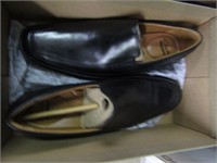 CLARKE - MENS SLIP ON SHOES - BLACK SZ. 9.5