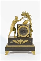 FRENCH EMPIRE MANTLE CLOCK