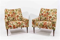 PAIR OF PAUL MCCOBB STYLE LOUNGE CHAIRS