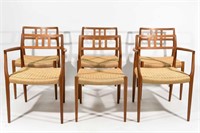SIX NIELS OTTO MOLLER MODEL 79 CHAIRS