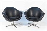 PAIR OF OVERMAN LOUNGE CHAIRS