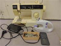 Singer Sewing Machine, Handheld & Attachments