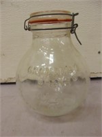 Glass Grandma's Jar Lidded- 5LB