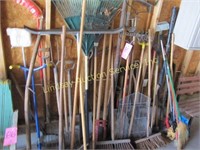 Large group of various yard/shop tools (see pics)