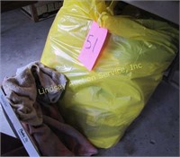 Bag of towels/blankets for shop use