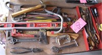 Union metal tool box w/tools &other group of tools