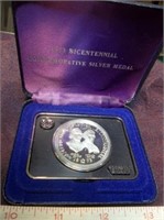 1973 Bicentennial Comm Silver Medal