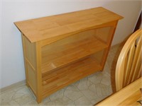 WOOD STORAGE CABINET WITH SHELVES