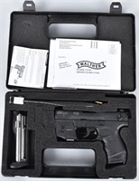 WALTHER P22 PISTOL with LASER SIGHT, BOXED