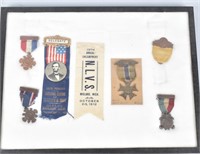 LARGE of CIVIL WAR VETERANS MEDALS and RIBBONS