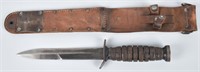 WWII 1943 M3 IMPERIAL COMBAT KNIFE and SHEATH