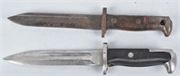 2-WW2 COMBAT KNIVES made from BAYONETS