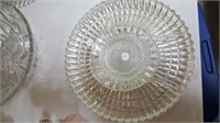 American Pressed Glass Large bowls & platters