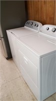 Whirlpool White Washer & Dryer - Used for one load