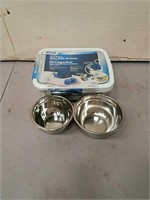 RV Mini Dish Drainer & (2) Aluminum Mixing Bowls