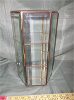 Brass & Glass 3 Tiered Display Stand