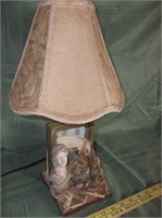 Decorative Composite Figural Lamp