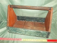 Antique Wood Carpenter's Tool Caddy