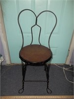 Vintage Wrought Iron Cafe Chair