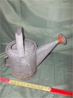 Vintage Galvanized #80 Metal Water Can