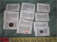 11pc Foreign Coin Collection