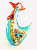 GORGEOUS MURANO ART GLASS STYLE ROOSTER