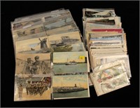 Lot, mixed postcards, both loose and in plastic