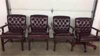 Low back arm chairs