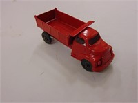 Vintage Metal Red Dump Truck-