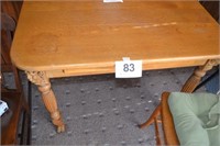 Oak writing desk, 29 1/2" tall x 40" wide x 27"