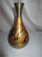 Metal Painted Vase