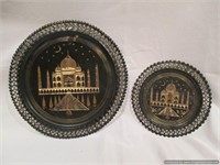 Set of 2-Metal Temple Trays