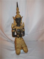 Gold/Black Painted Metal Hindu