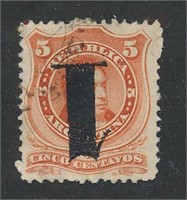 ARGENTINA #30a USED VF