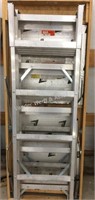 Louisville aluminum pull down attic ladder