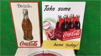 (3) Coca-Cola Signs