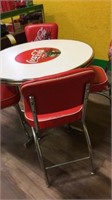 Coca-Cola Round Table & 4 Chairs