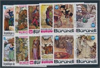 BURUNDI #523-527 MINT VF NH