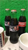 Coca-Cola Dale Earnhardt Bottles & (5) Coffee Mugs