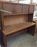 Large wood desk